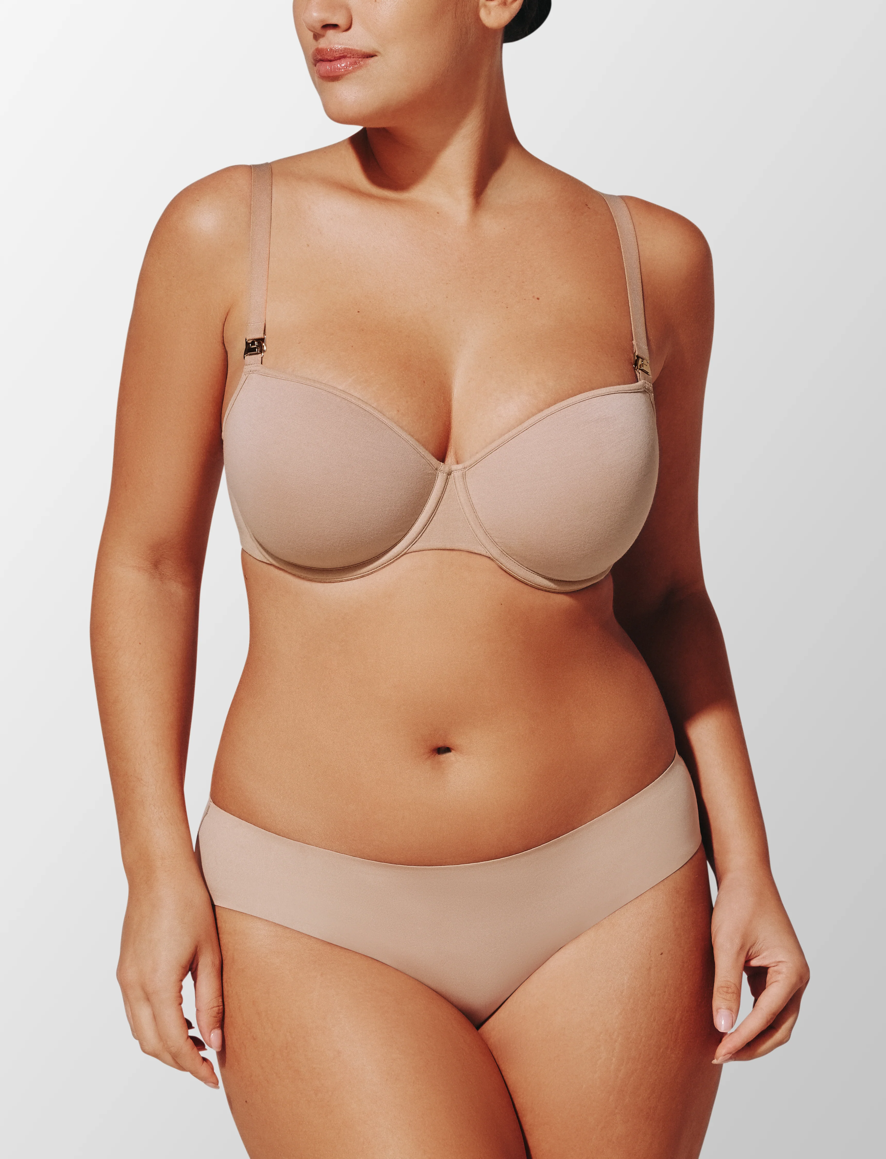 Cotton Underwire Nursing Bra - Image 2