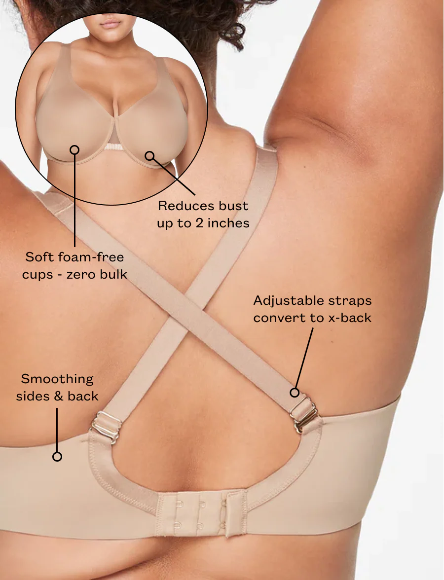 24/7® Classic Unlined Minimizer Bra - Image 6