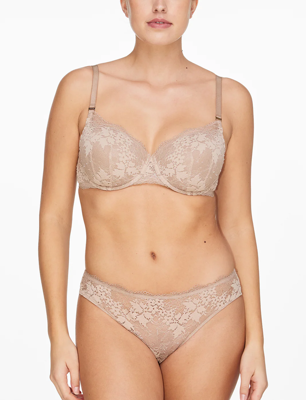 All Day Lace T-Shirt Bra + Bikini Set - Image 2