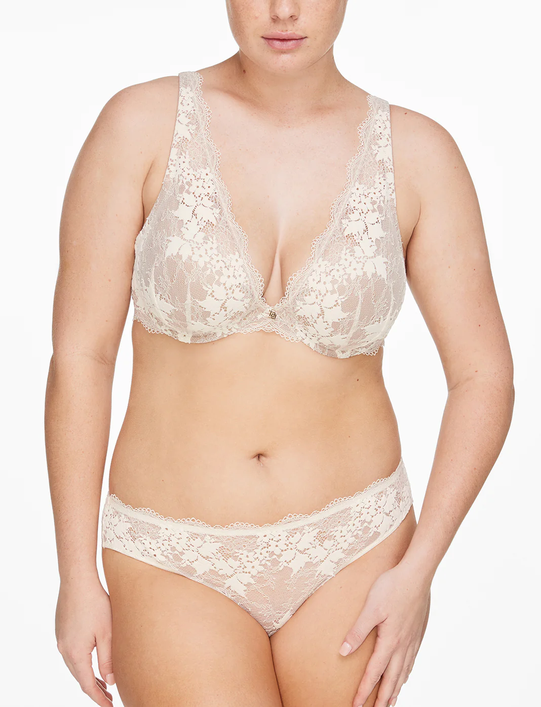 All Day Lace Uplift Plunge  + Cheeky Set - Image 2