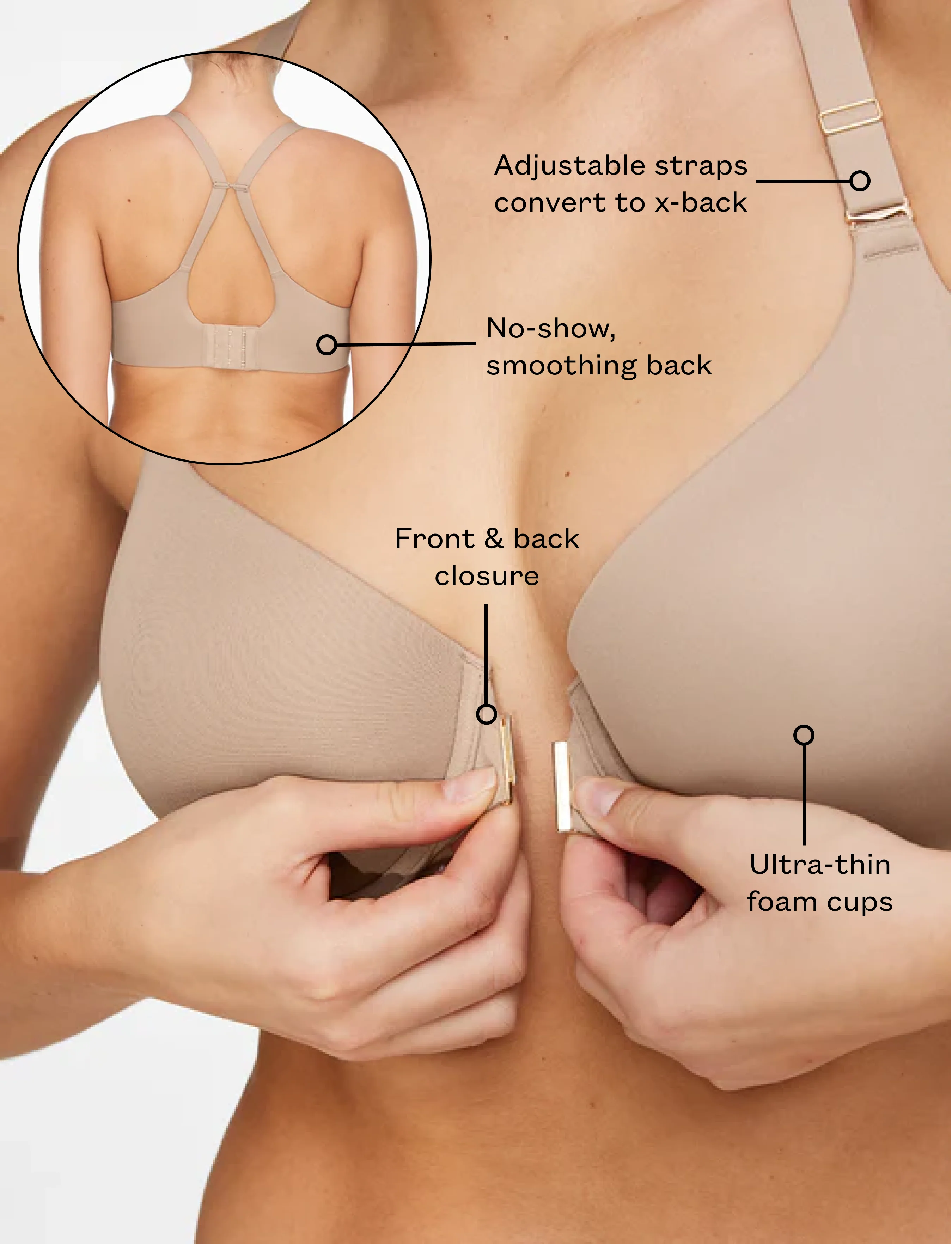 ComfortStretch Front Close T-Shirt Bra - Image 6