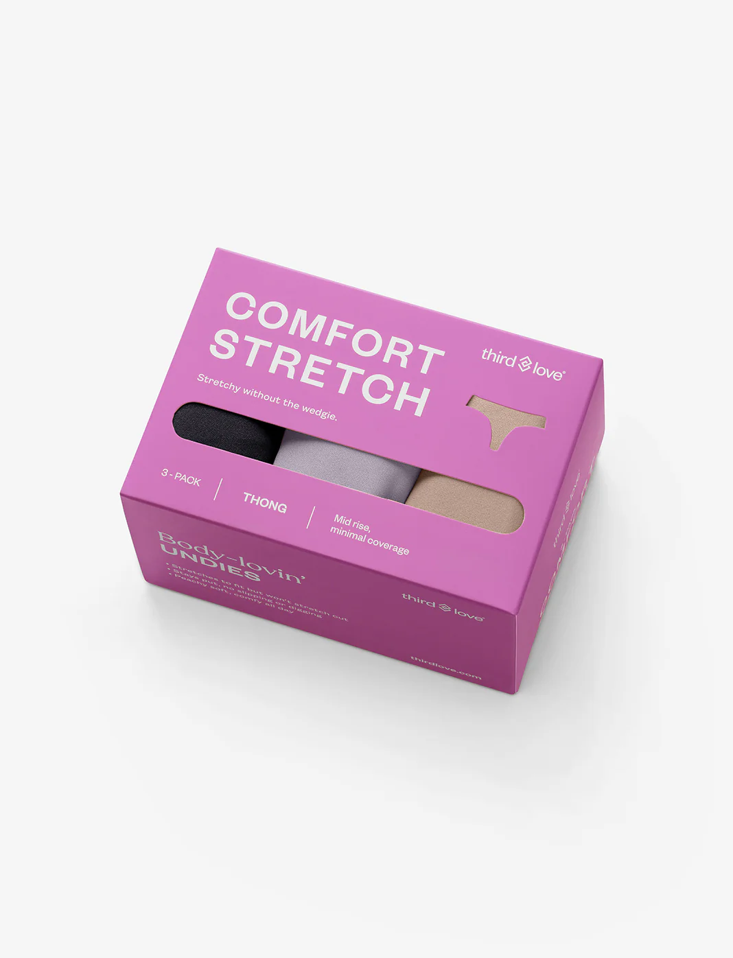 ComfortStretch Thong - 3 Pack - Image 6