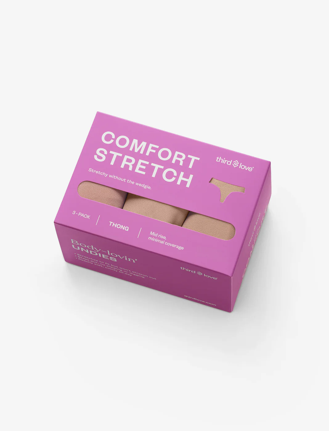 ComfortStretch Thong - 3 Pack - Image 4