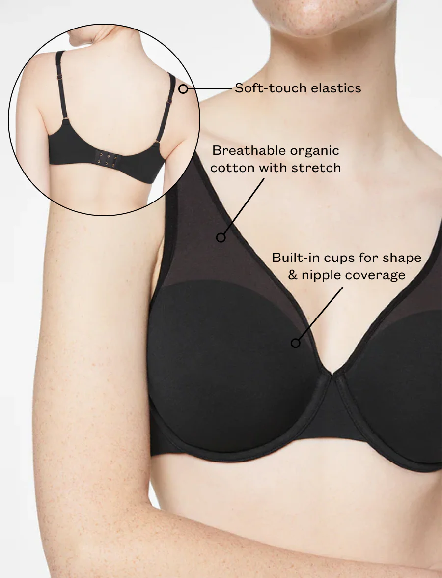 Organic Cloud Cotton Perfect Coverage Bra - Image 5