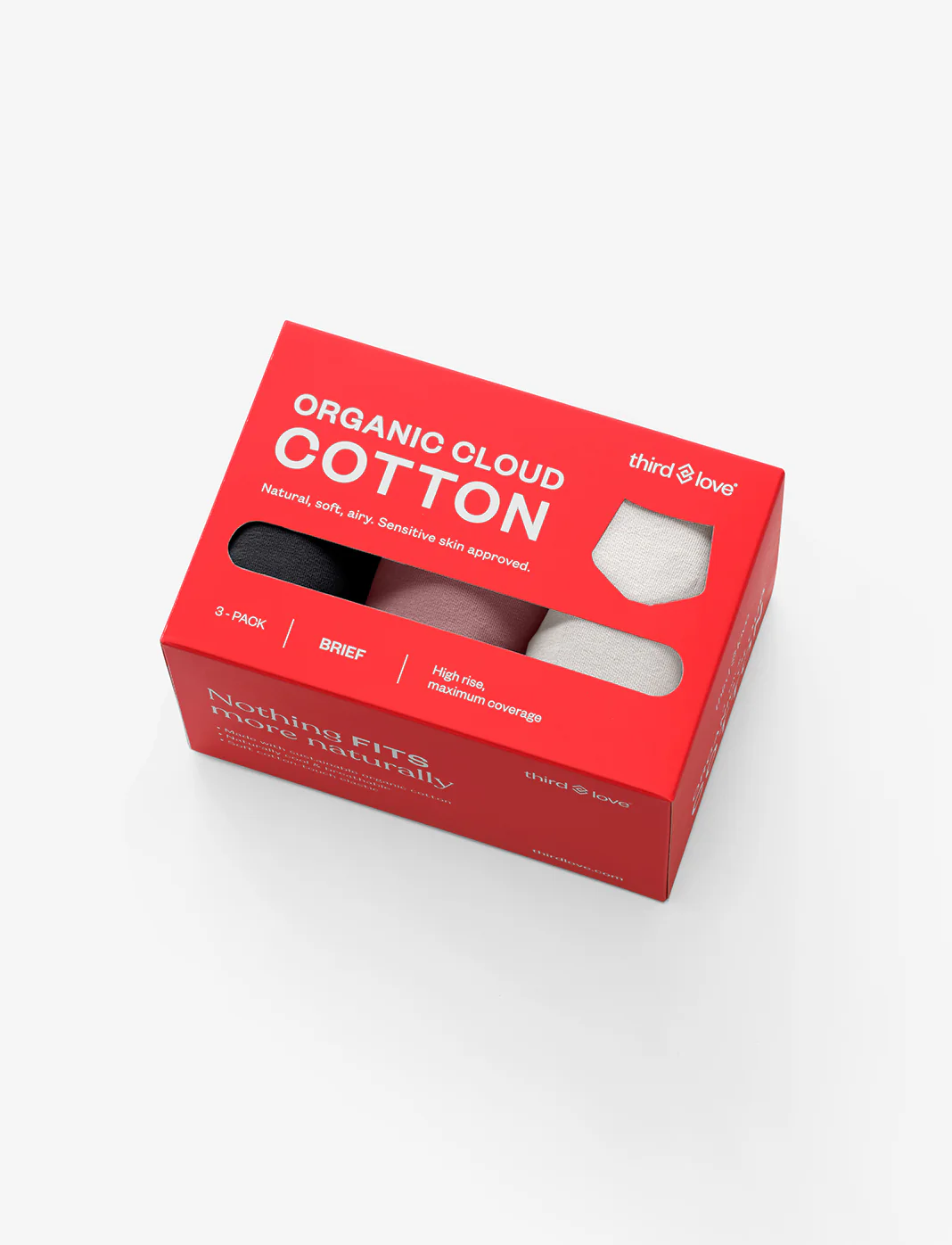 Organic Cloud Cotton Brief 3 Pack Box - Image 8