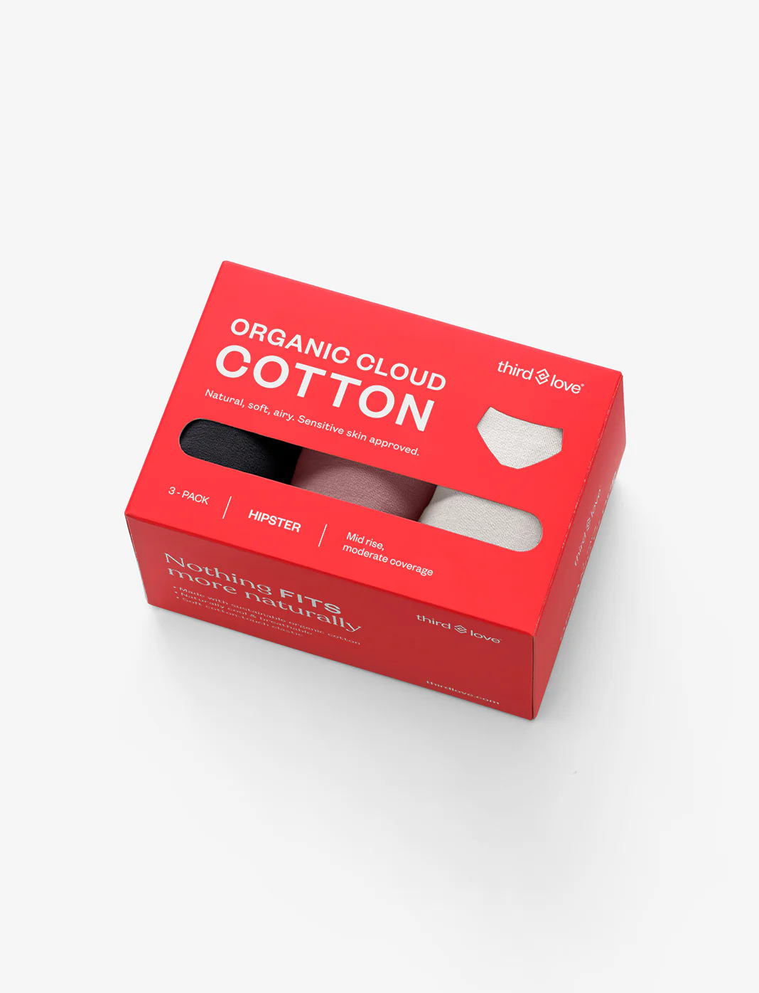 Organic Cloud Cotton Hipster 3 Pack Box - Image 8
