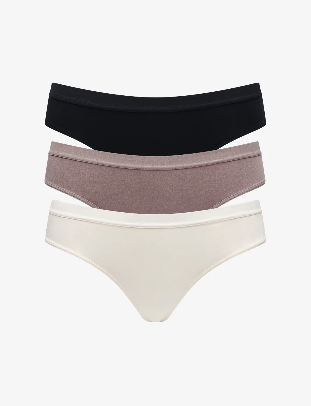 Organic Cloud Cotton Thong 3 Pack Box