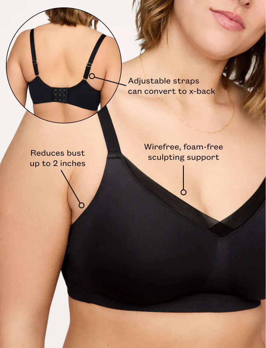 24/7® Classic Wireless Crossover Minimizer Bra - Image 6