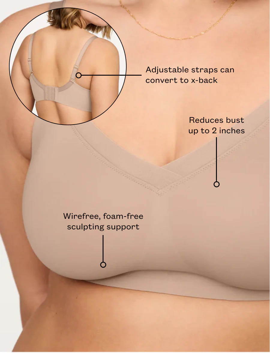 24/7® Classic Wireless Crossover Minimizer Bra - Image 5