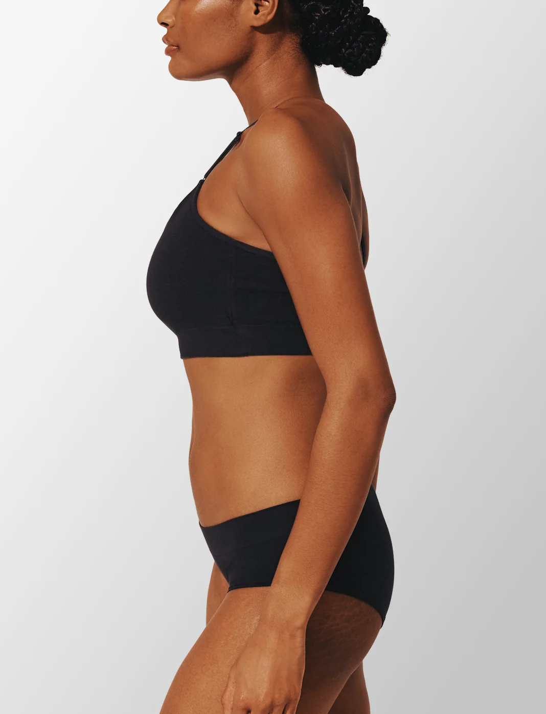 Seamless Stretch Cotton Wireless Bralette - Image 3