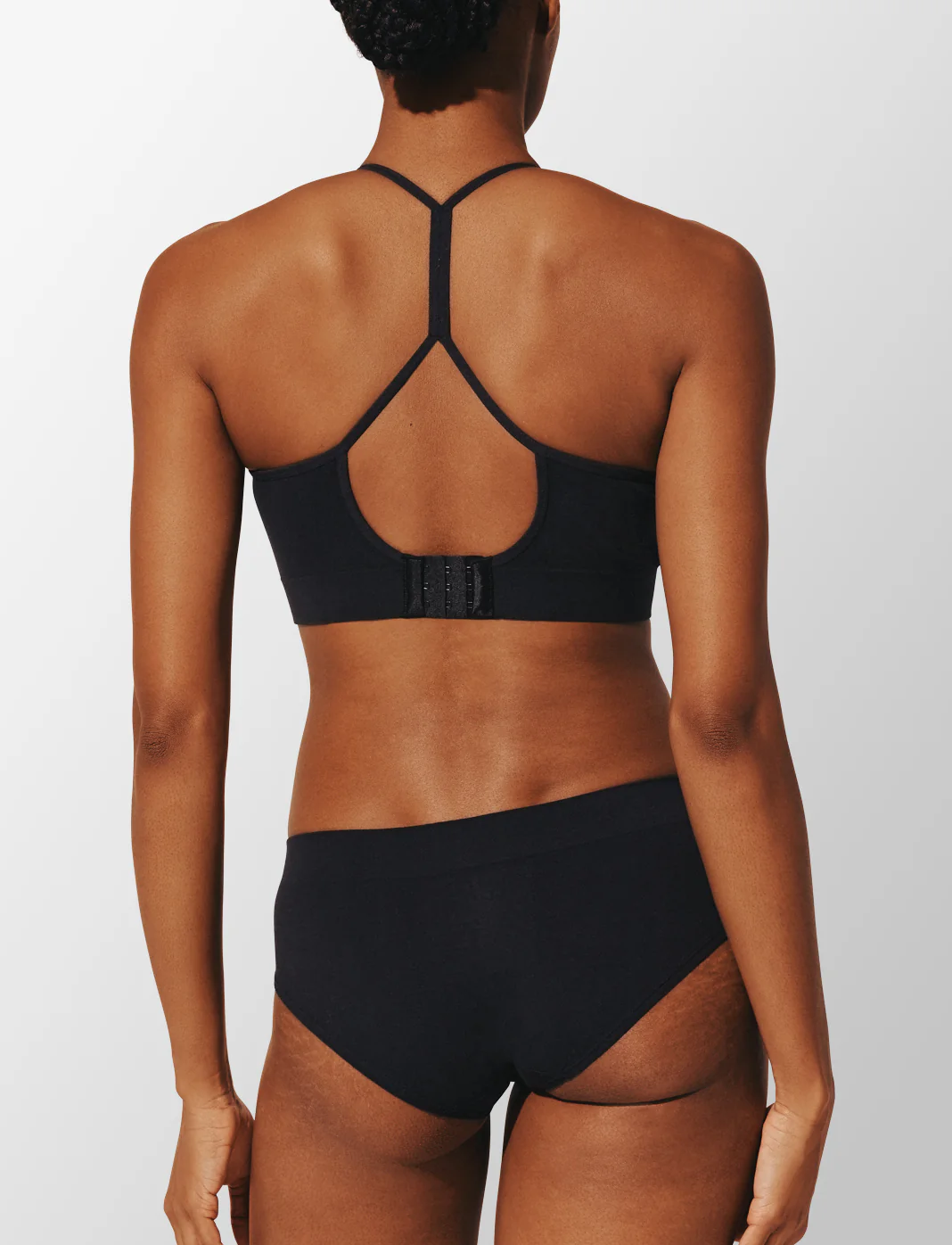 Seamless Stretch Cotton Wireless Bralette - Image 4