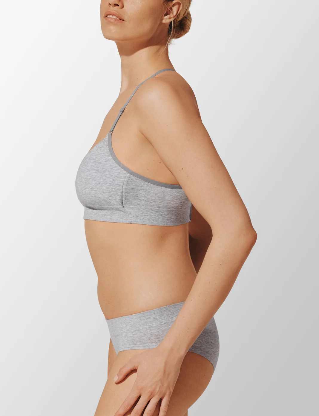 Seamless Stretch Cotton Wireless Bralette - Image 3