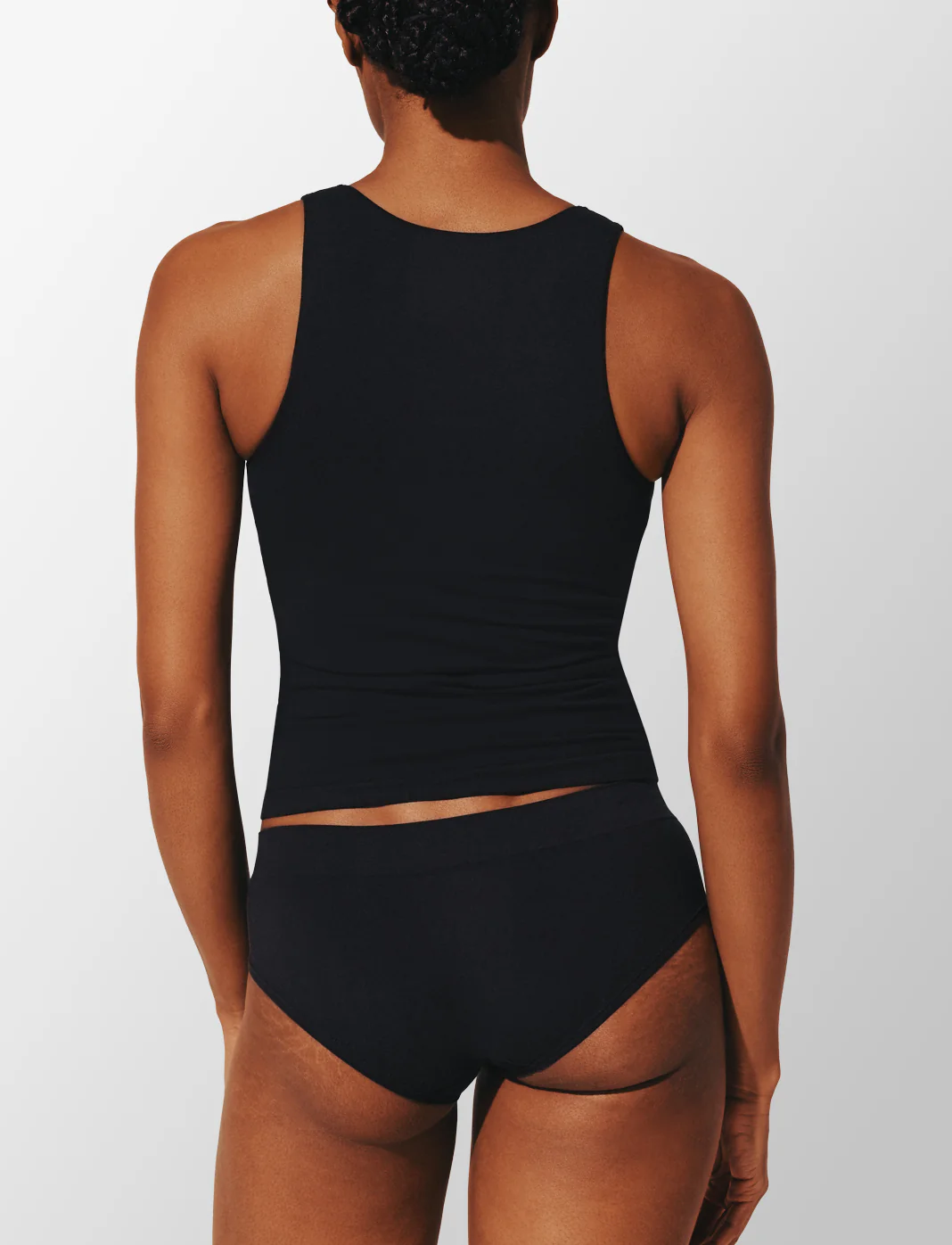 Seamless Stretch Cotton Shelf Tank Top - Image 4