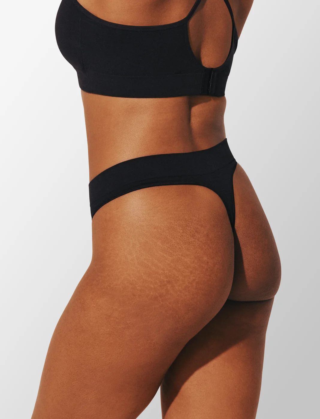 Seamless Stretch Cotton Thong - 2 Pack - Image 3