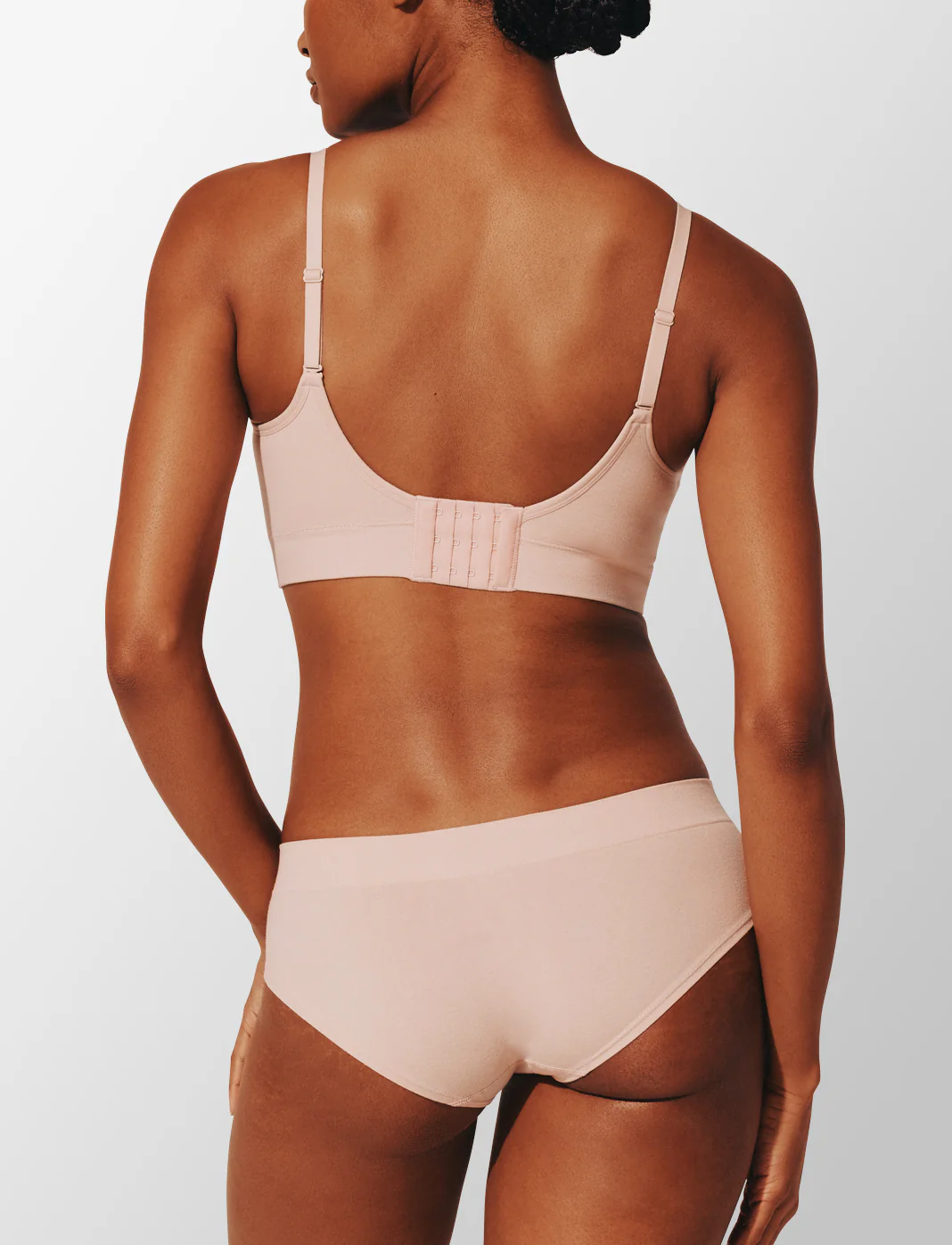 Seamless Stretch Cotton Wireless Bra - Image 4