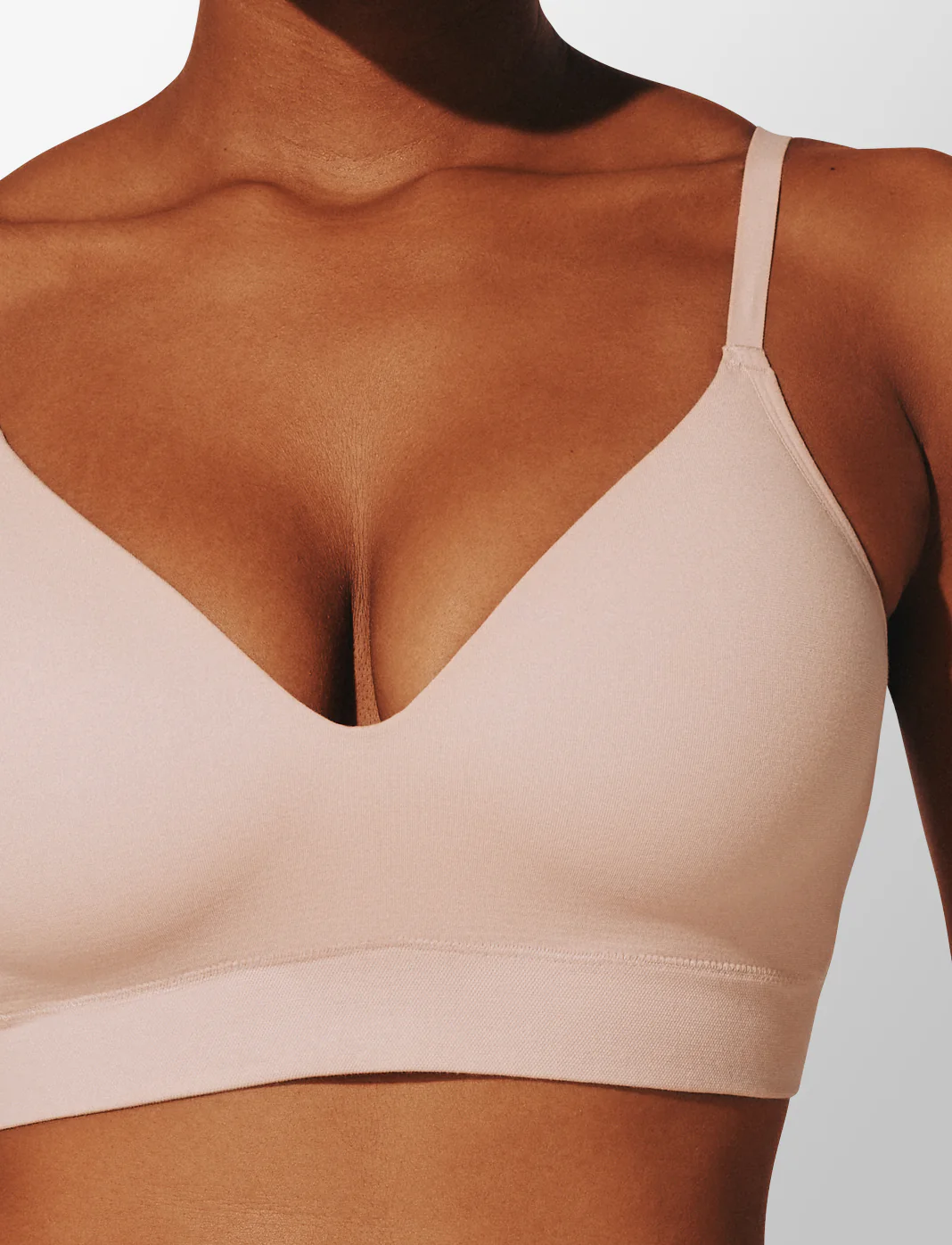 Seamless Stretch Cotton Wireless Bra - Image 5